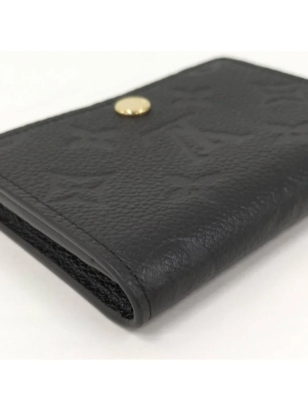 Louis Vuitton Envelope Calto Visit Card Case Monogram Empreinte Noir